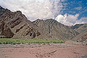 Ladakh - Hemis area famous for the trekking possibilities and for the Hemis Gompa.